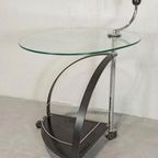 Vintage Postmodern Bijzettafel Trolley thumbnail 6