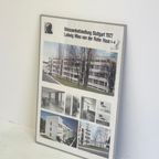 Poster In Lijst Weissenhofsiedlung Stuttgart 1927 Ludwig Mies Van Der Rohe thumbnail 8