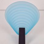 Postmoderne Wandlamp Mazzega Murano Glas Italië ´80 Blauw thumbnail 3