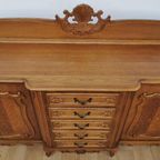 Grote Vintage Louis Xv Wandkast, Buffetkast, Dressoir, Ladekast thumbnail 12