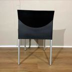 4X Leolux Myto Eetkamerstoelen - Zwart - Kunststof - Design thumbnail 15