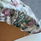 Vintage Krukje Jaren 60 Bloemenmotief Ottoman thumbnail 5