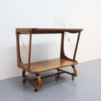 Vintage Bijzettafel Trolley 50'S thumbnail 5