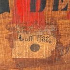Vintage Kist, Rode Kruis Houten Leverings Kist, Kistje thumbnail 6