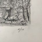Georges Tahon - Gravure - Veurne thumbnail 6