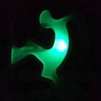 Keith Haring La Linea Lamp Osvaldo Cavandoli Zilver (nieuw In Originele Verpakking) thumbnail 18