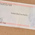 5 Vintage Stolzle Kristal Champagneglazen Kristal Austria 70 thumbnail 6