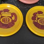 Vintage Onderzetters Plastic 7X thumbnail 2