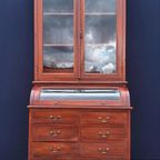 Vintage Buffetkast, Apothekers Vitrine Kast, Grutters Kast thumbnail 7