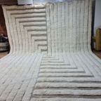 Luxe Marokkaans Berber Mrirt Tapijt 400X300 Cm - Hoogwaardige 100% Wol, Handgemaakt thumbnail 11