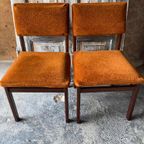 Originele Deense Design Stoelen. Palissander. Vintage. thumbnail 6