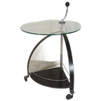Vintage Postmodern Bijzettafel Trolley thumbnail 2