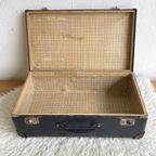 Brocante Zwarte Koffer Vintage Suitcase thumbnail 6