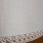 Vintage Tafellamp, Schemerlamp, Marmer Voet, Linnen Kap thumbnail 6