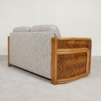 Sofa 2-Zit Bamboo And Rattan Met Grafisch Patroon thumbnail 5