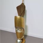 Painted Leeazann70se Umbrella Stand, Ca 1980 Resine / Epoxy / Hollywood Regency Manufactured By T thumbnail 2