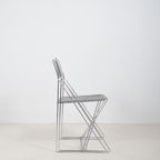 Set X-Line Stoelen Ontworpen Door Niels Jørgen Haugesen Voor Hybodan, '70 thumbnail 4