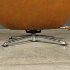 Vintage Lederen Draaifauteuil – Gustav Thams – Jaren 60 thumbnail 14