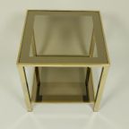 Belgo Chrom - De Wulf - Bijzettafel - Hollywood Regency Stijl - Jaren 70 thumbnail 6