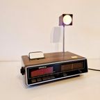 Vintage Wekkerradio Radio Gracia Met Lamp En Klok thumbnail 2