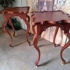 Klassieke Mahoniehouten Bijzettafel, Plantentafel, Console, thumbnail 2