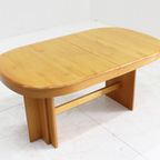 Vintage Deense Grote Ovalen Uitschuifbare Eettafel Xl thumbnail 2