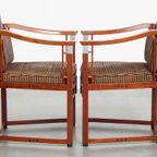 Set Van 2 Prachtige Art Deco Eetkamer/ Bijzetstoelen Van Schuitema Uit De Decoforma Serie thumbnail 7