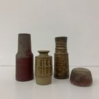 Set Of 4 Mobach Ceramic Vases , 1970’S thumbnail 3