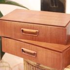 Pair Of Vintage Scandinavian Floating Nightstands thumbnail 4