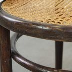 Zeer Charmante, Elegante, Vintage Bentwood Thonet Design Bistro Stoel Met Comfortabele Armleggers thumbnail 12