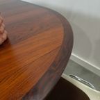 Vintage Design Uitschuifbare Palissander Lübke Ronde Tafel thumbnail 5