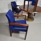 4 X Hugues Chevalier Conference Ying Bridge Chair / Leather thumbnail 20