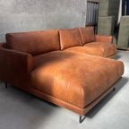 !!Actie!! Livin24 Hoekbank Denver Cognac thumbnail 4