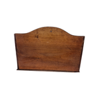 Antiek Mahonie Houten Brievenbakje, Circa 1900 thumbnail 7