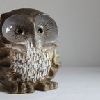 Ceramic Owl Sculpture By Elisabeth Vandeweghe, Belgium 1970S. thumbnail 6