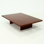 Large Bamboo And Wood Coffee Table By Axel Vervoordt 1980s thumbnail 2