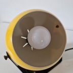 Vintage Eyeball Light Geel Bollampje Bollamp Jaren 60 thumbnail 11