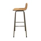 Dirk Van Sliedrecht - Rohe Noordwolde - Bar Stool With Wicker / Rattan Seat - In Great Condition, thumbnail 8