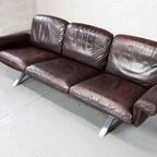Three-Seater Leather Sofa Ds-31 By De Sede Switzerland, 1970 thumbnail 3