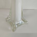 Set Vintage Hoge Smalle Witte Vazen thumbnail 4