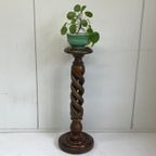 Brocante Plantenzuil Tafel Standaard Pilaar thumbnail 2
