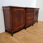Vintage Landelijk Louis Xv Dressoir Wandkast Buffetkast 506 thumbnail 7