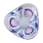 Vintage Murano Schaal Fruitschaal Blauw Paars Glas Sixties thumbnail 2