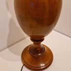 Grote Klassieke Lampenvoet Massief Hout Tafellamp thumbnail 10