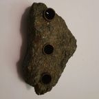 Vintage Stone Candleholder Made By Saulo As In Sulitjelma, Norway thumbnail 3