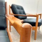 Paar Gerestaureerde Scandinavische Fauteuils thumbnail 11