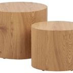 Gubbio Salontafel - 48 X 33cm - Eiken - Set Van 2 thumbnail 5