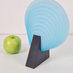 Postmoderne Wandlamp Mazzega Murano Glas Italië ´80 Blauw thumbnail 6