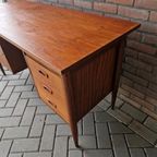 60'S Vintage Bureau Deens Bureau Teakhouten Desk thumbnail 14