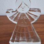 Vintage Ijsglas Engel Kandelaar thumbnail 6